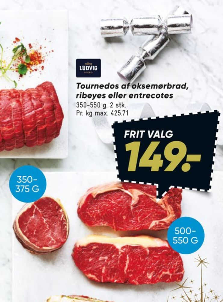 Salling Ludvig, Okseentrecotes