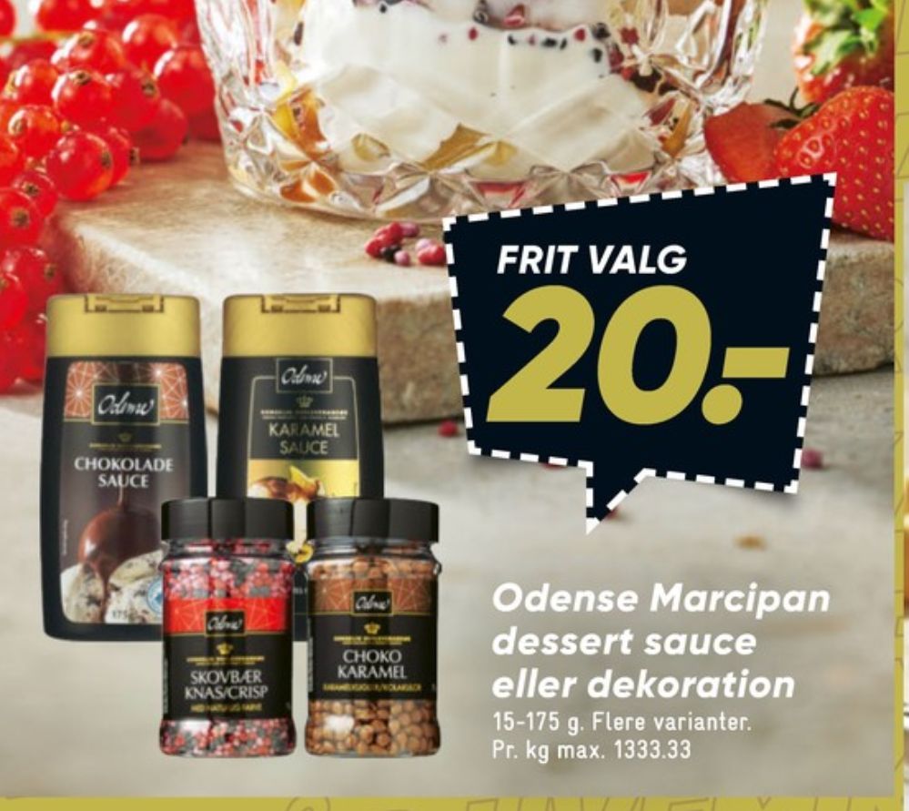 Odense, Chokoladesauce