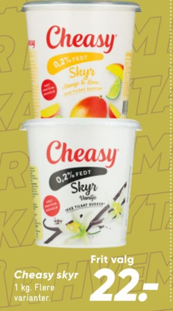 Cheasy, Vanilje Skyr 