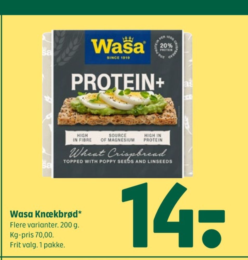 Wasa, Protein+ Knækbrød
