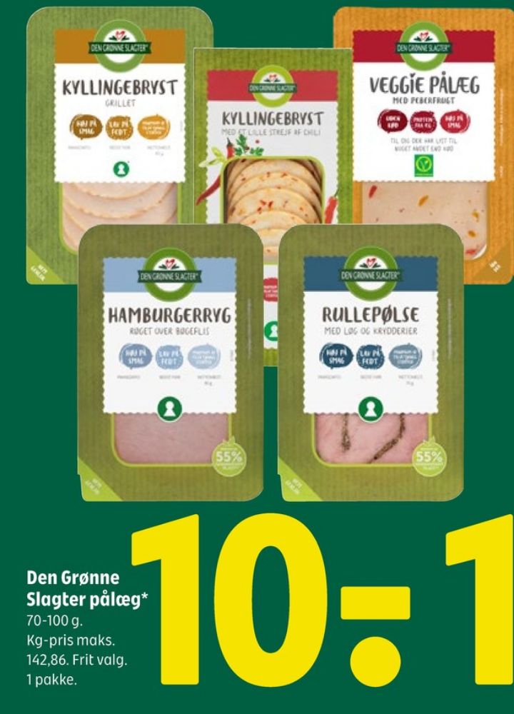 Den Grønne Slagter, Veggiepålæg Peberfrugt