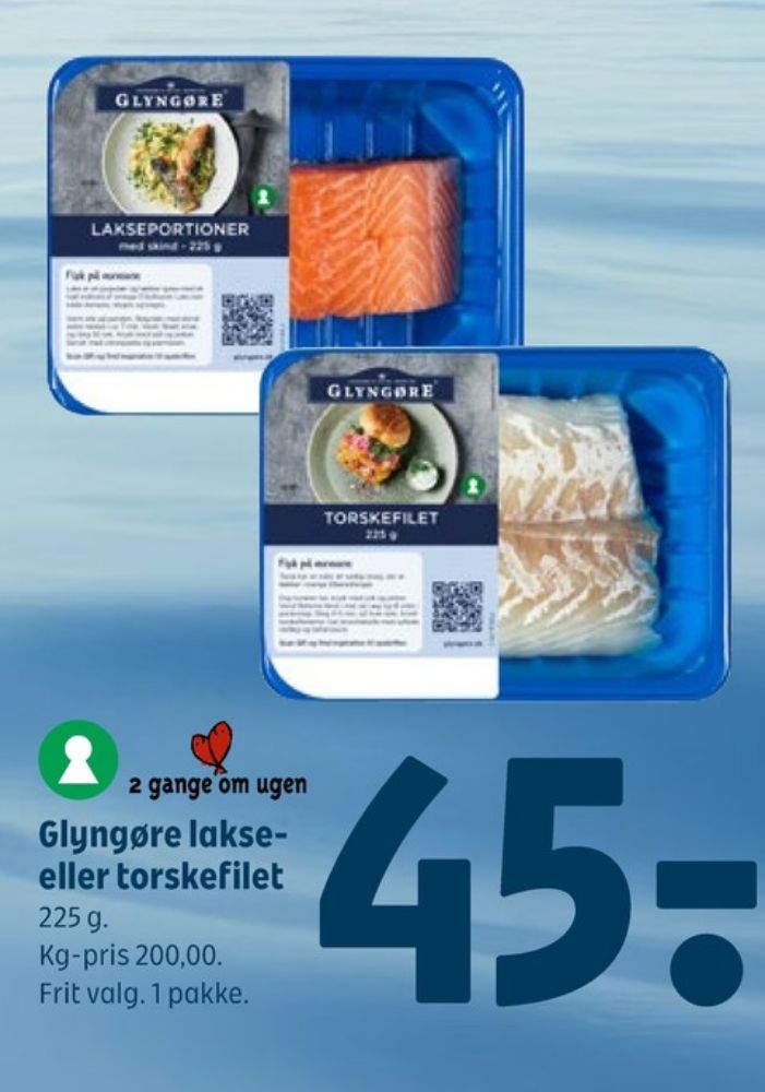 Glyngøre, Lakseportioner