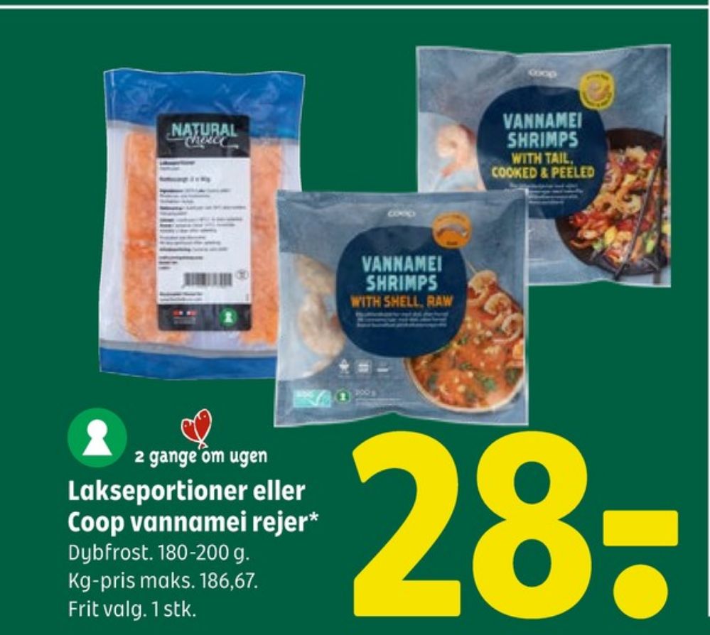 Natural Choice, Lakseportioner