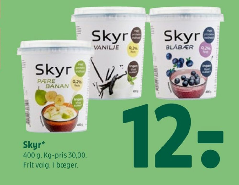 Dybbækdal, Pære & Banan Skyr 