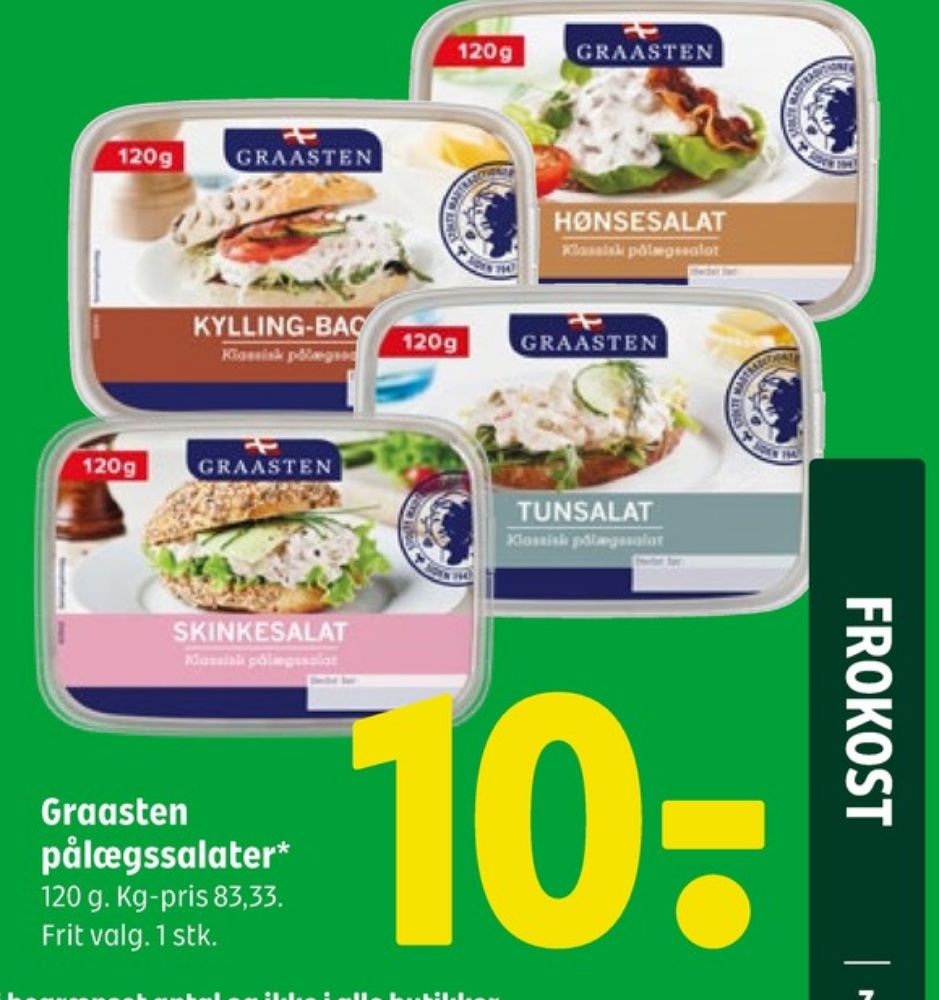 Graasten, Kylling & Baconsalat