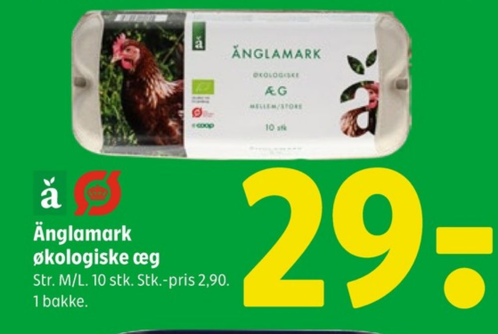 Änglamark, Økologiske æg M/L