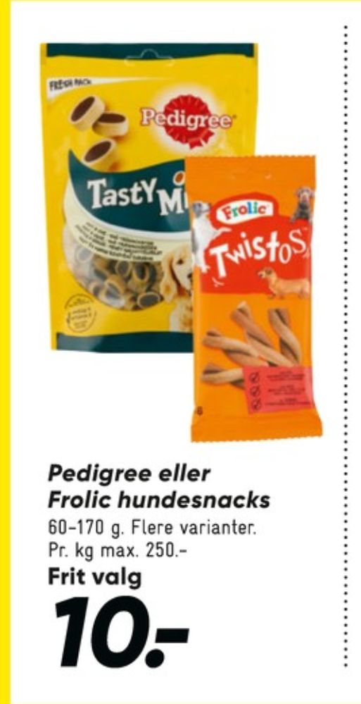 Pedigree Tasty Minis, Hundesnacks