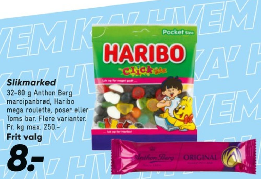 Haribo Click Mix, Slikposer