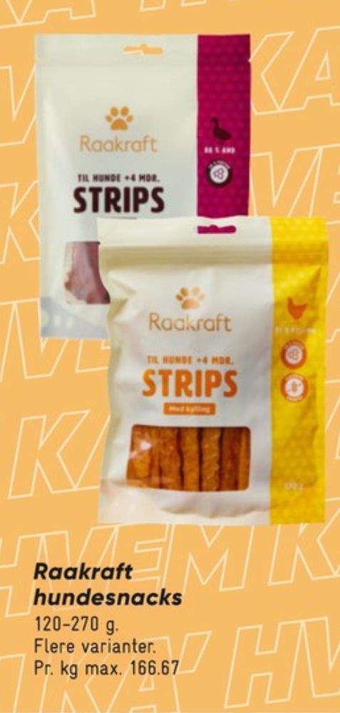 Raakraft, Hundesnacks
