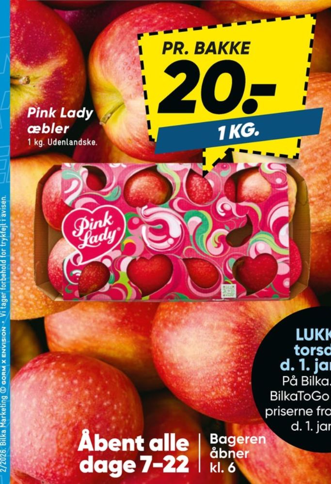 Pink lady, Æbler
