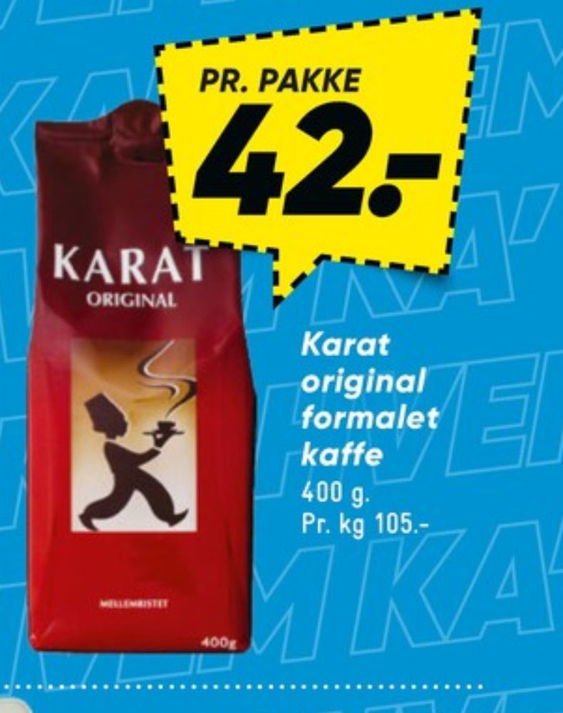 Karat Original, Kaffe Formalet