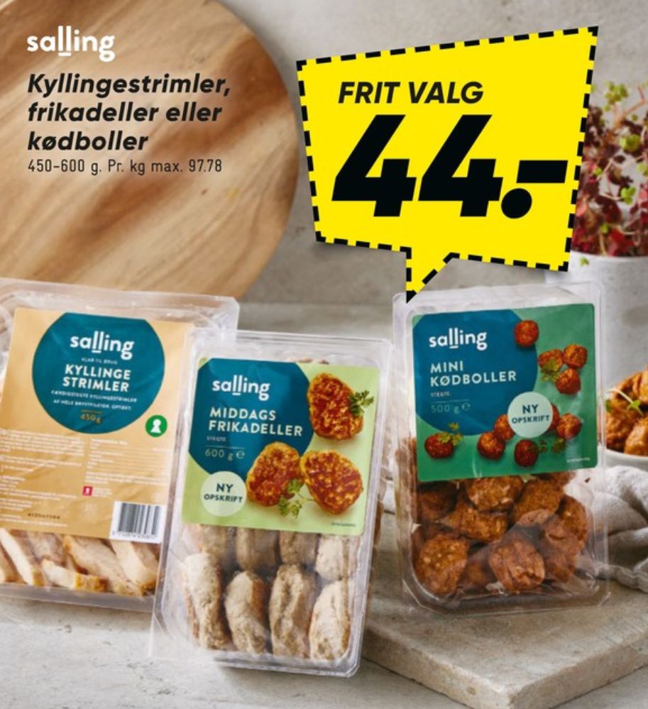 Salling, Kyllingestrimler