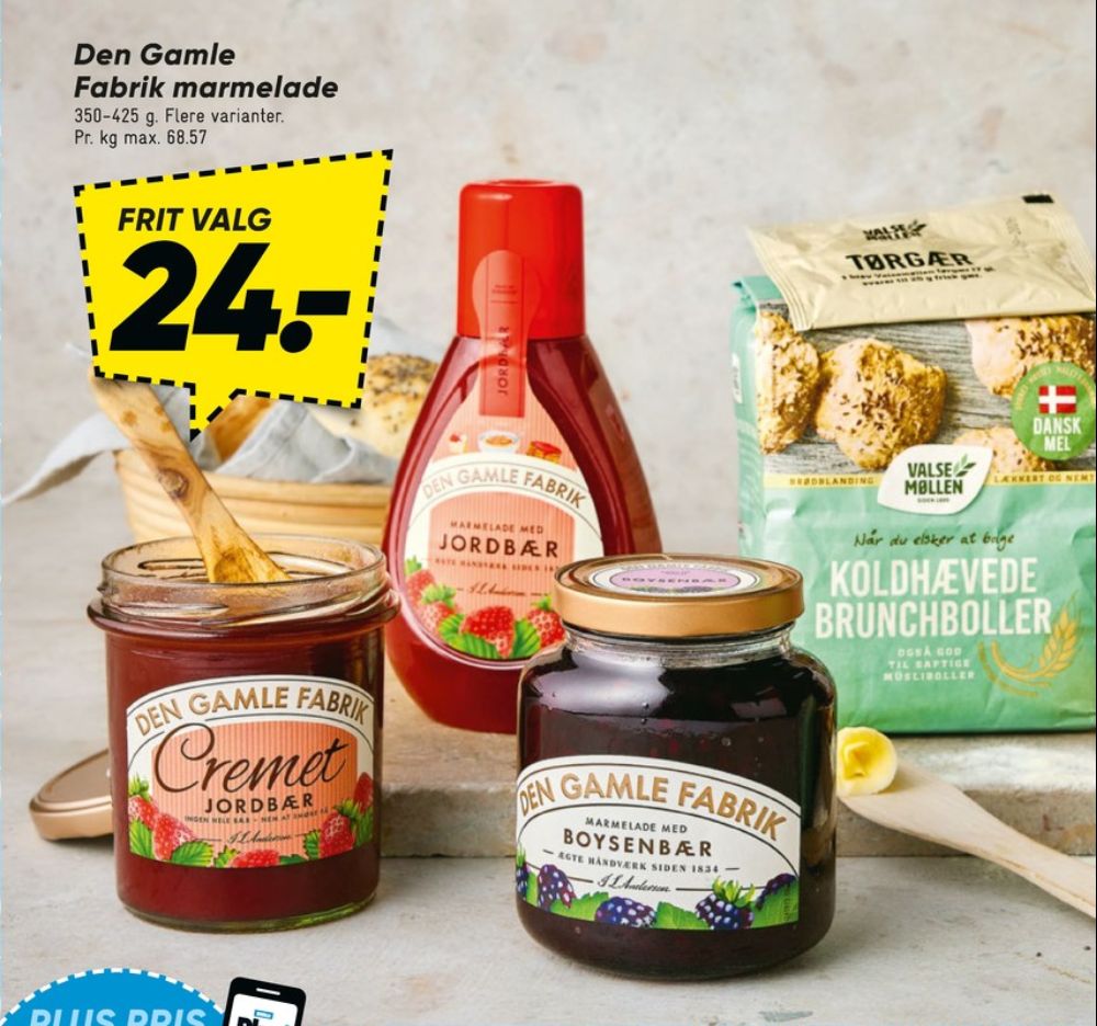 Den Gamle Fabrik, Jordbærmarmelade
