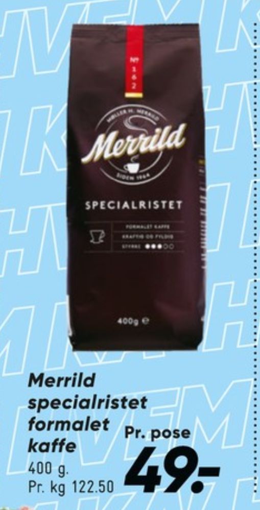 Merrild Specialristet, Kaffe Formalet