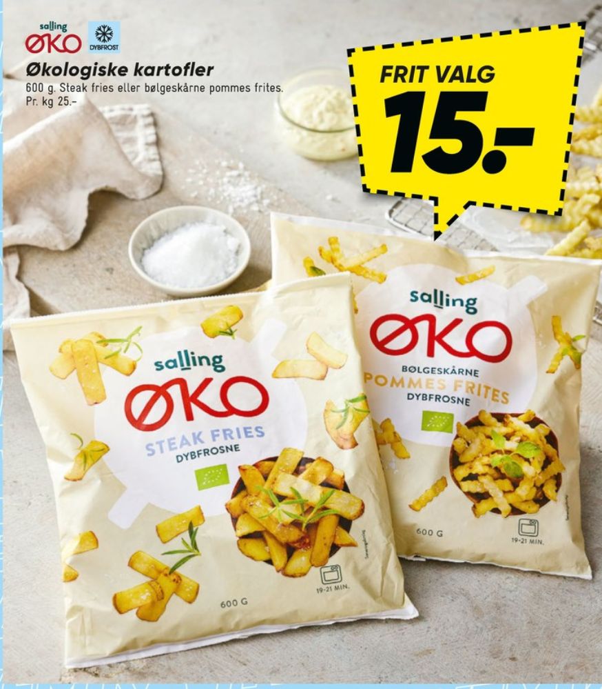 Salling ØKO, Bølgeskårne Pommesfrites