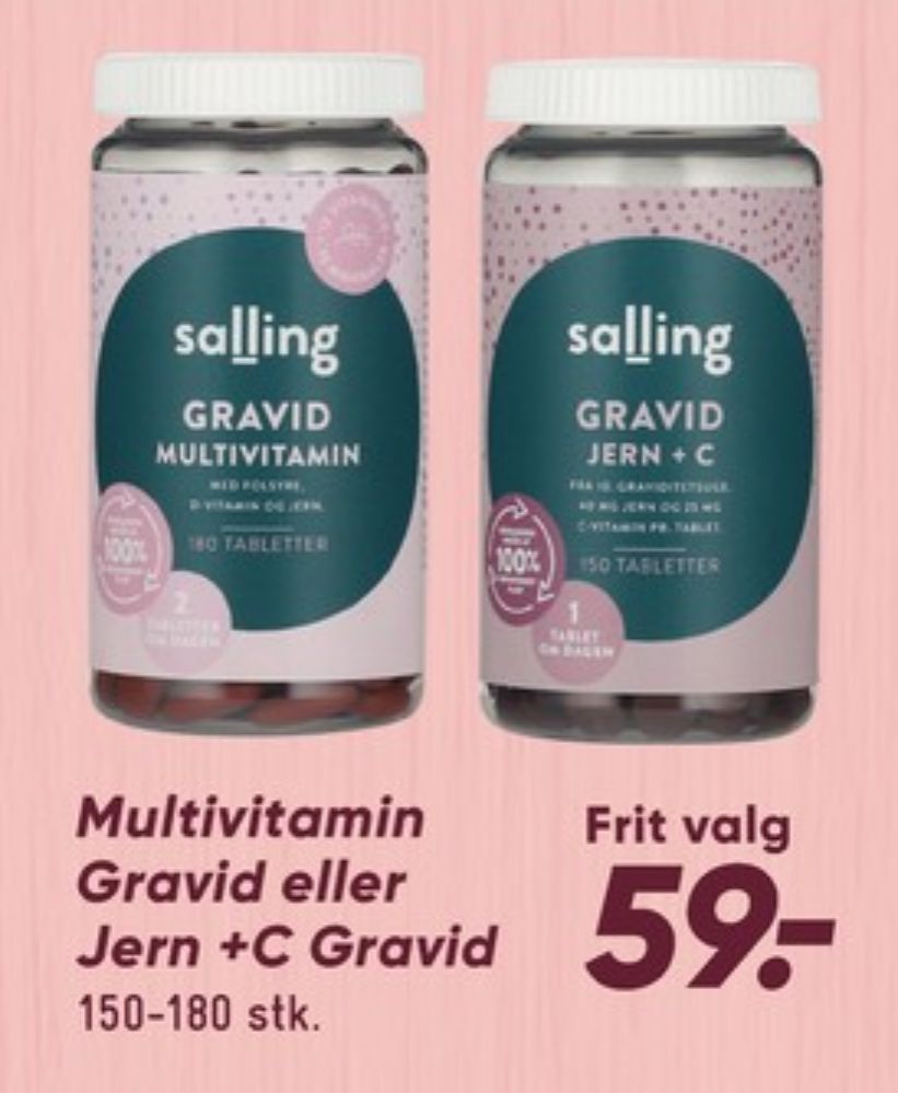 Salling, Vitaminer