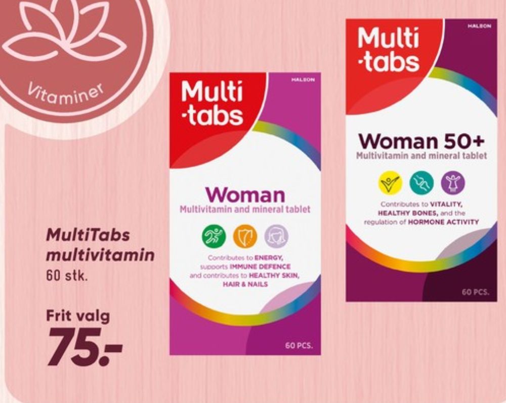 Multitabs, Vitaminer
