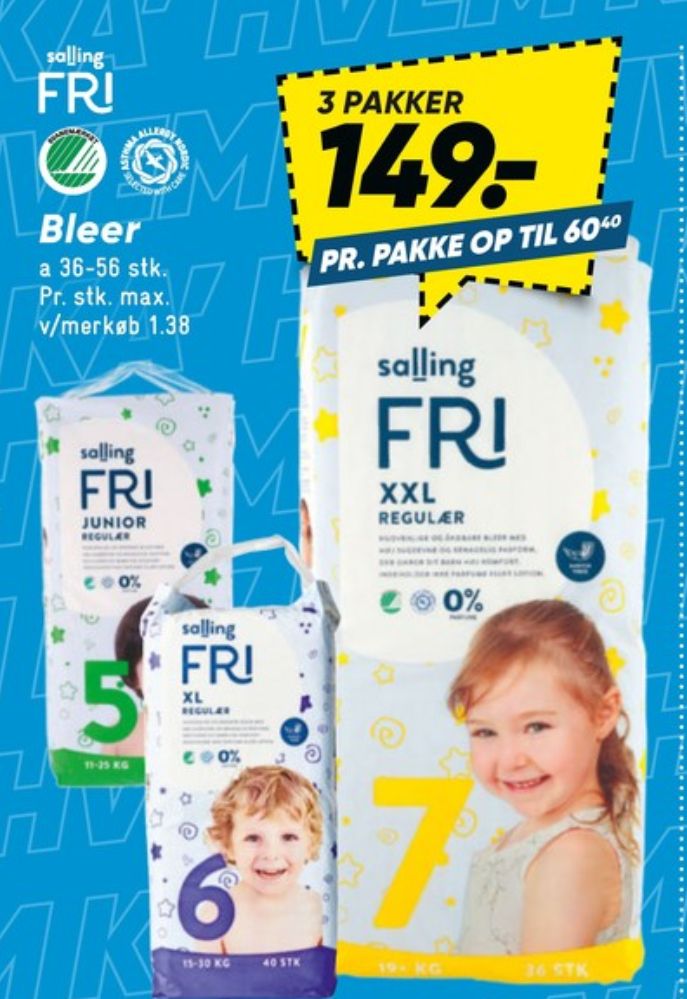 Salling Fri Junior, Bleer str 5 11-25 kg