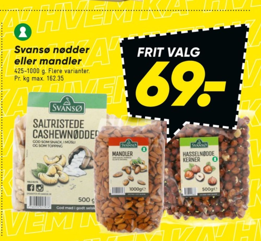 Svansø, Hasselnøddekerner