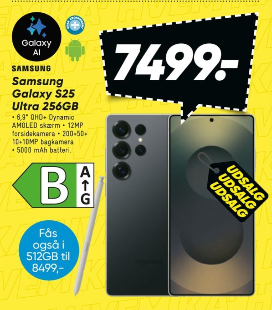 Samsung Galaxy S25 Ultra, Mobiltelefon