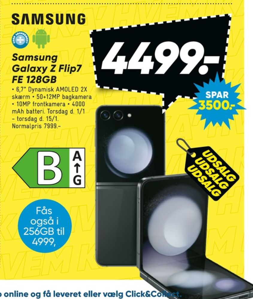 Samsung Galaxy Z Flip 7 FE, Mobiltelefon