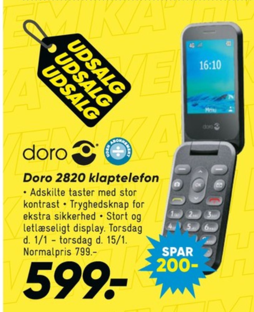Doro 2820, Mobiltelefon