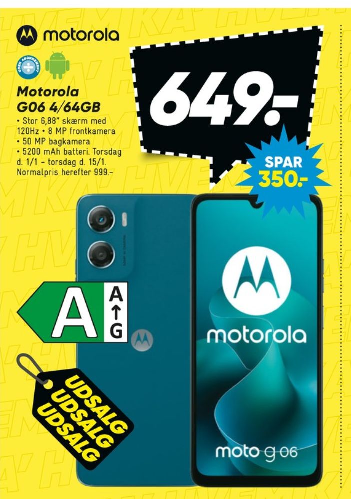 Motorola G06, Mobiltelefon