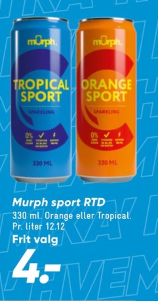 Murph Orange Sport, Energidrik