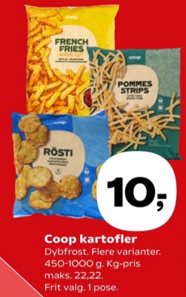 Coop, French Fries Wave Cut