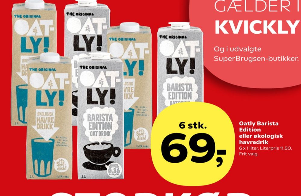 Oatly Barista Edition, Havredrik