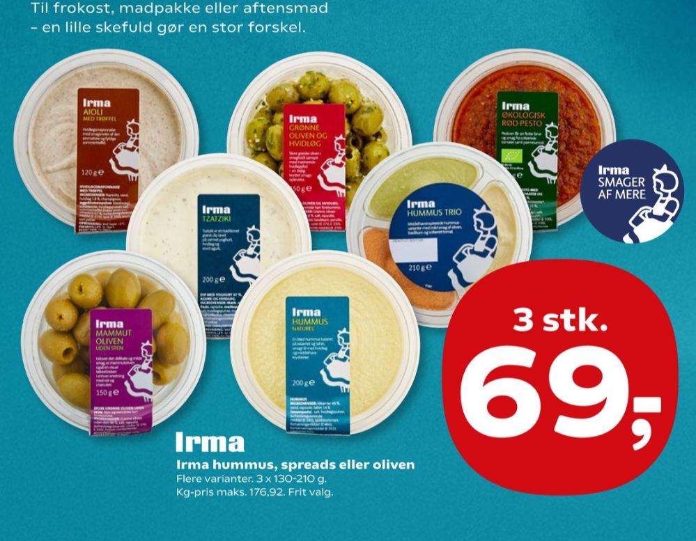 Irmas, Hummus Trio