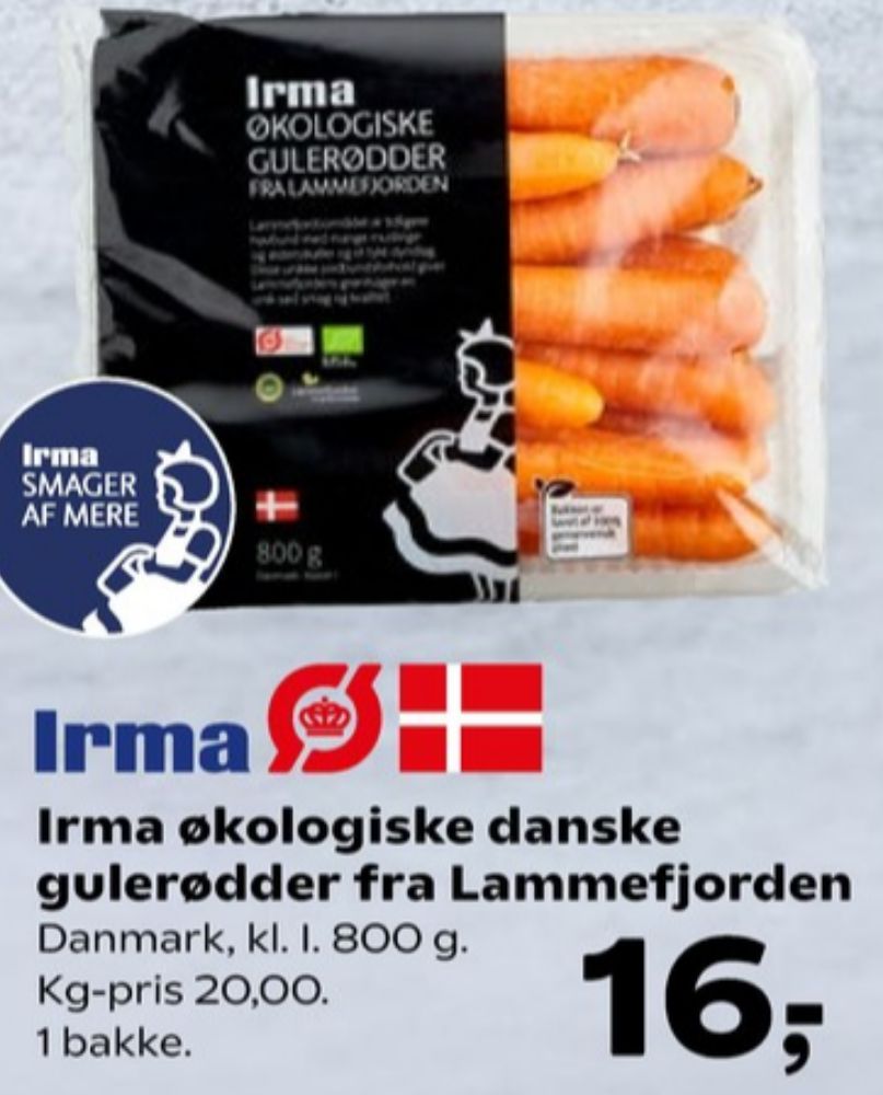 Irmas, Gulerødder