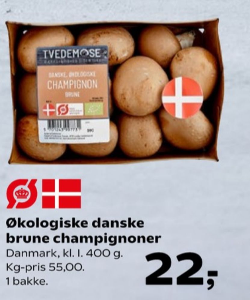 Tvedemose, Champignon