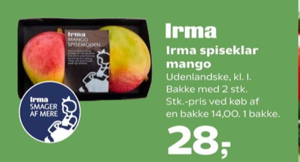 Irmas, Mango