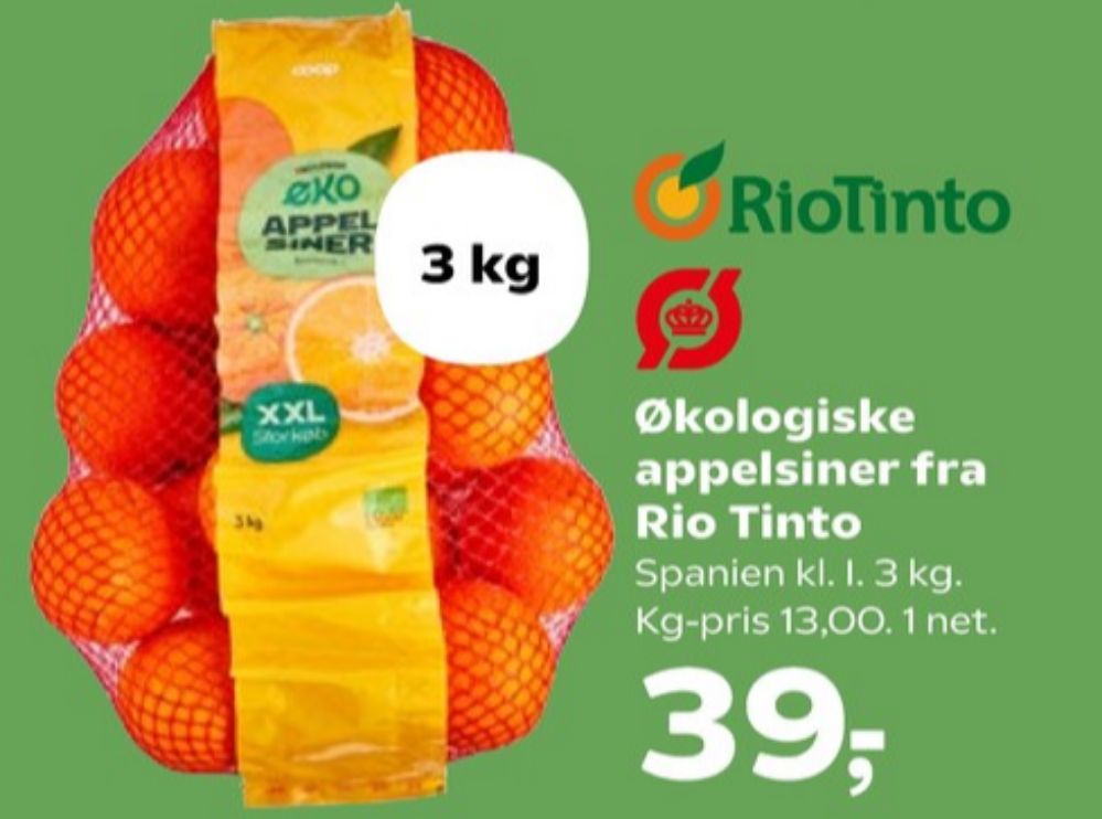 Riotinto Fruit, Appelsiner