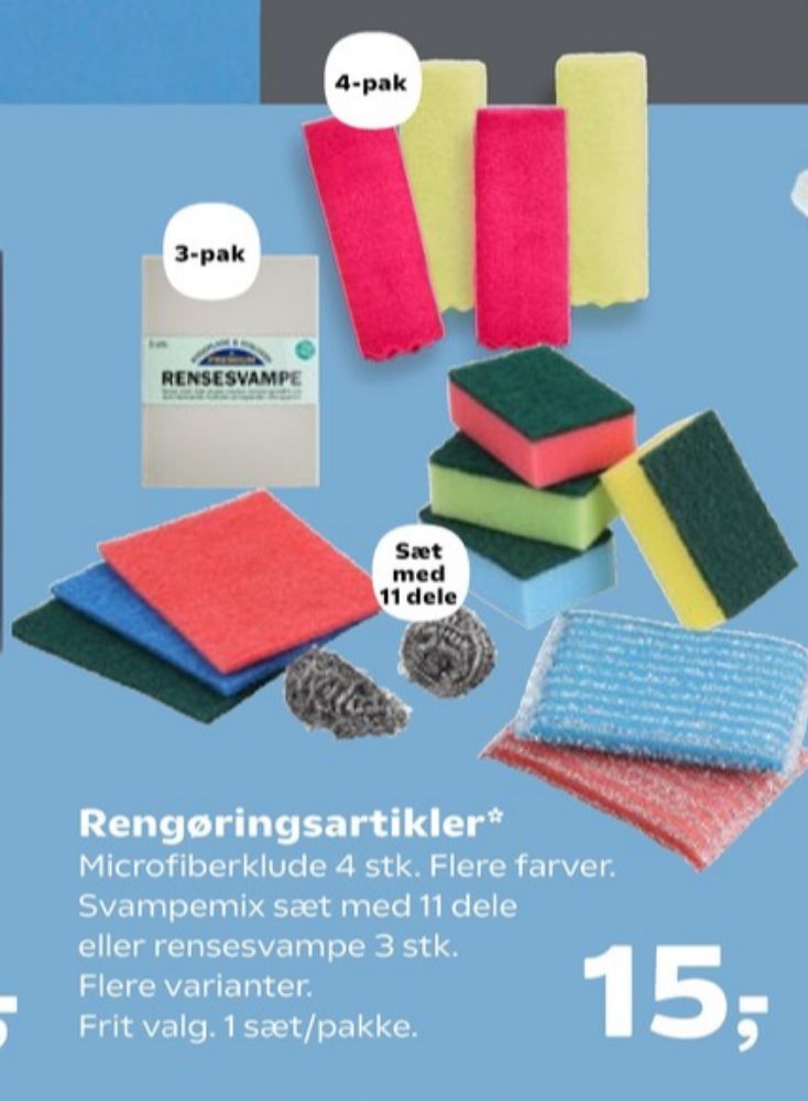 Rengøringssvampemix
