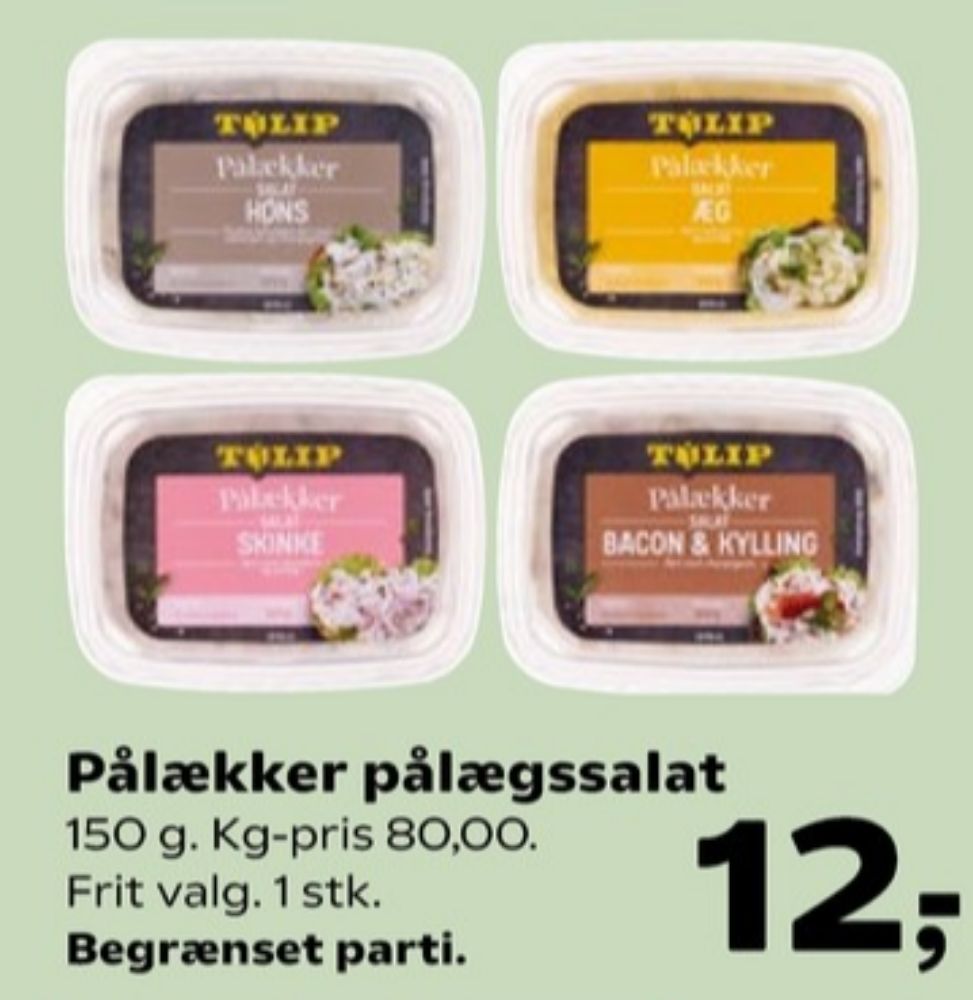 Pålækker, Bacon & Kylling salat