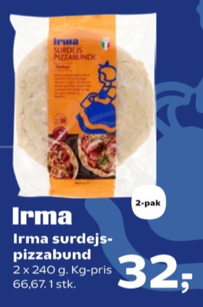 Irmas, Surdejspizzabund
