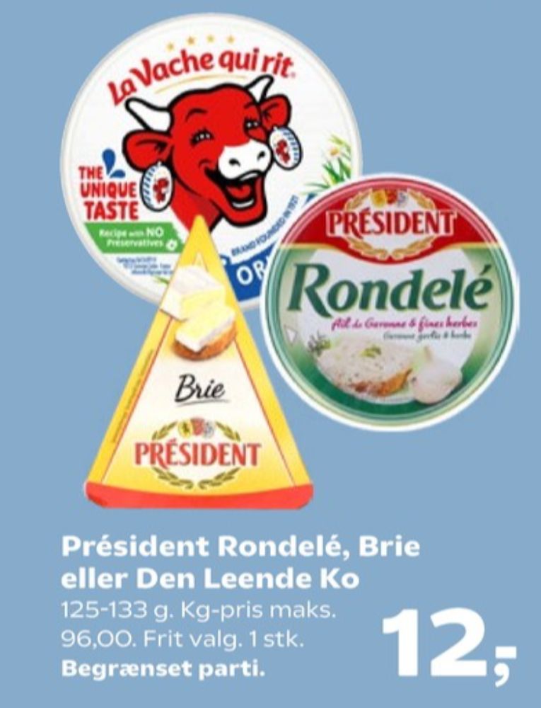 Den Leende Ko, Smøreost