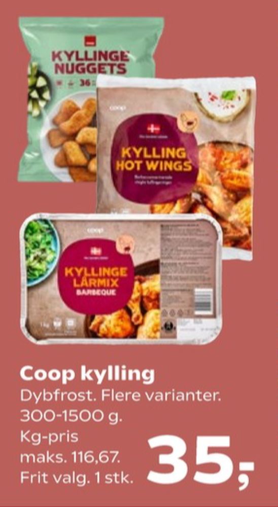 Coop, Kyllingelårmix