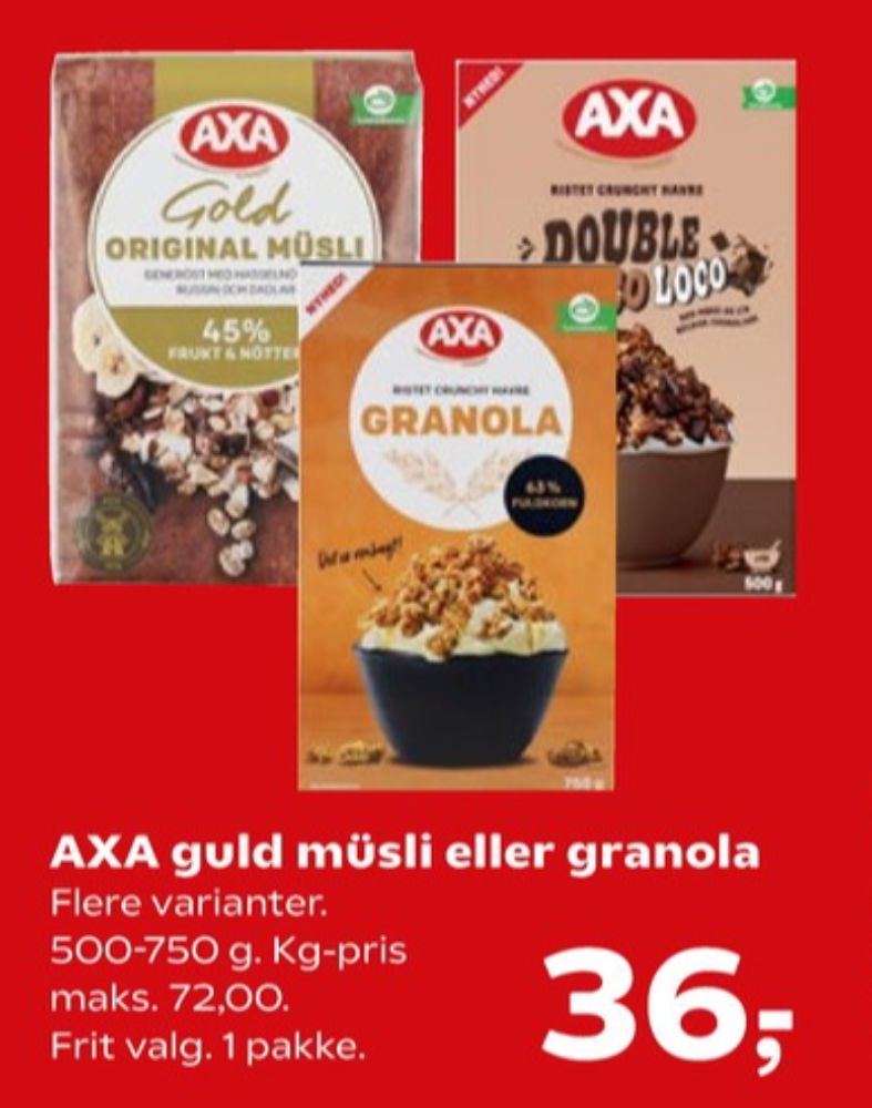 Axa, Gold Original Müsli 