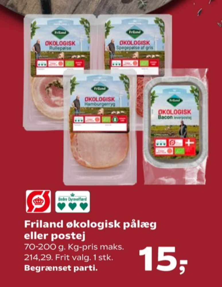 FRILAND Økologi Bacon, Leverpostej