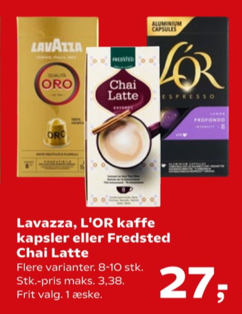 LavAzza Qualita Oro, Kaffekapsler