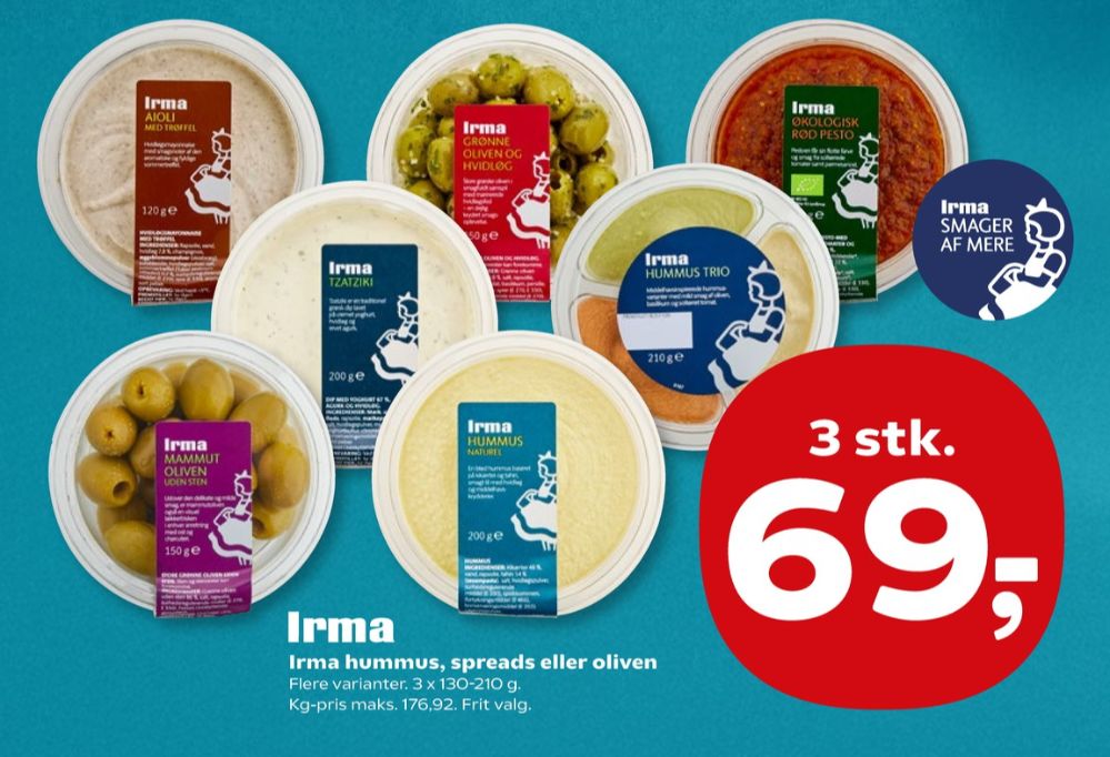 Irmas, Hummus Trio