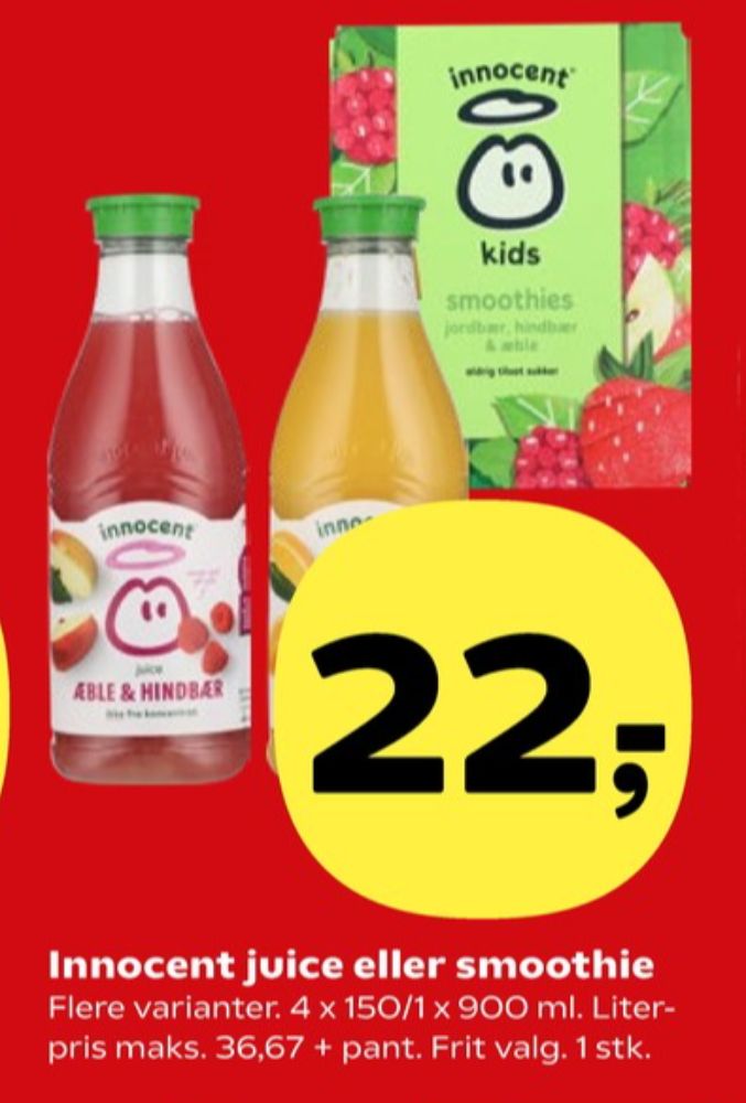 innocent, Appelsinjuice med frugtkød
