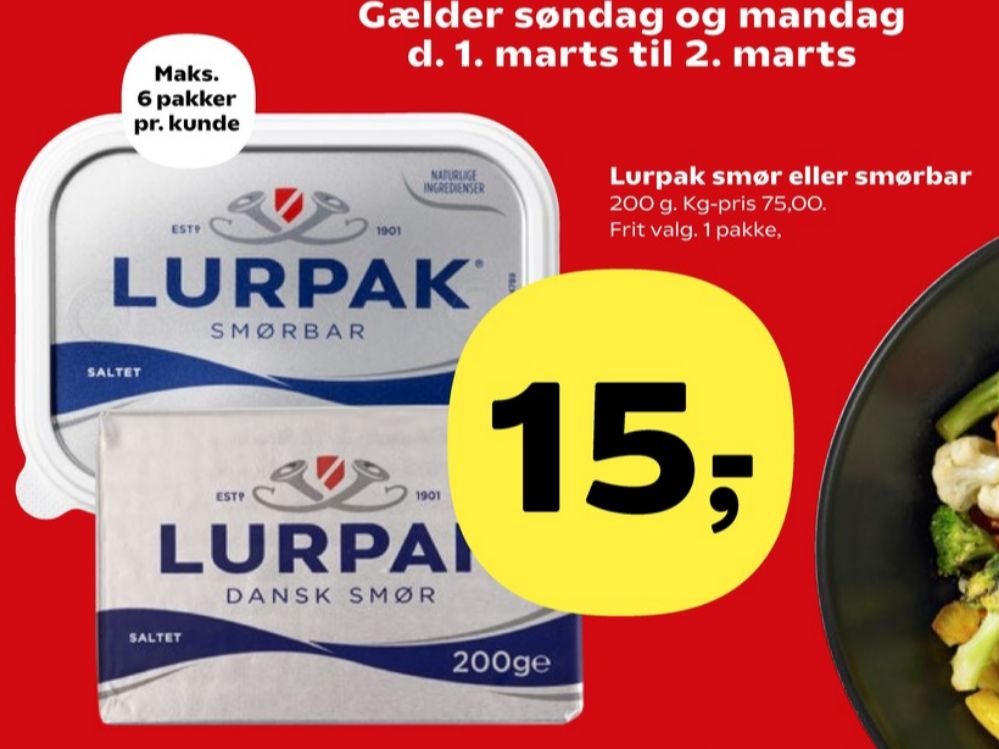 Lurpak, Smør