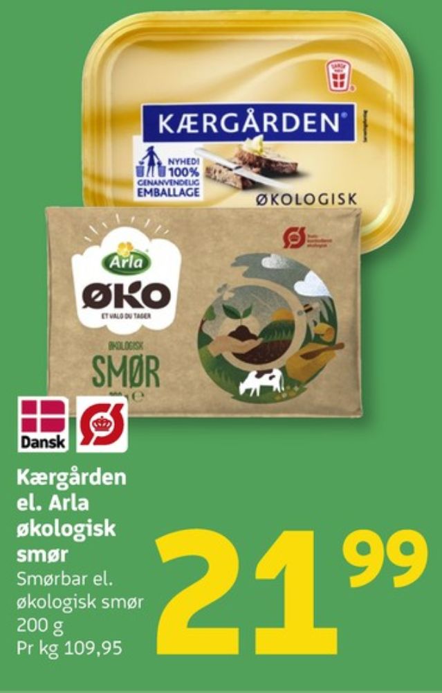 Arla, Smør