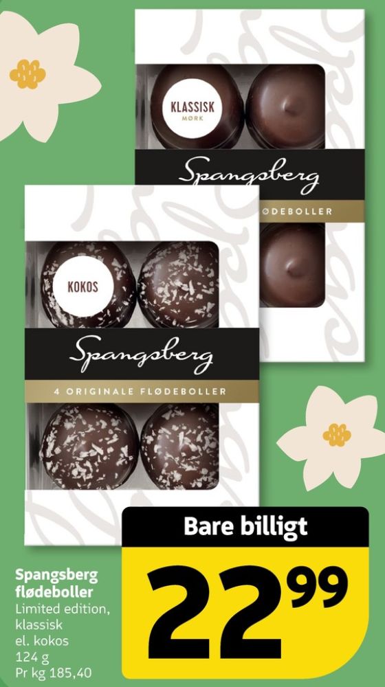 Spangsberg, Flødeboller Kokos