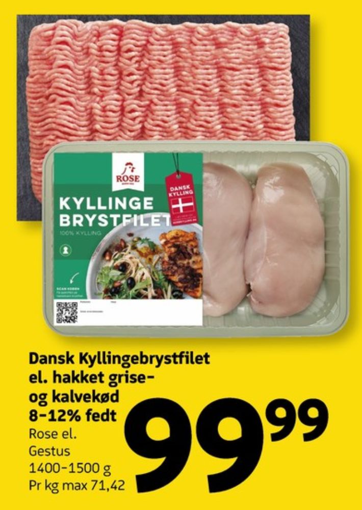 Rose, Kyllingebrystfilet