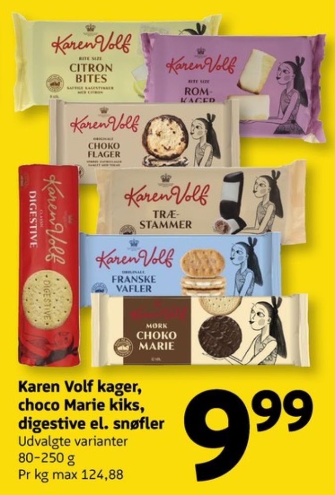 Karen Volf, Digestive kiks